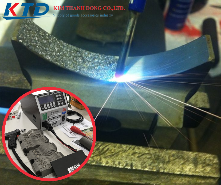 Làm cứng bề mặt kim loại bằng máy phủ điện cực ROCKLINIZER