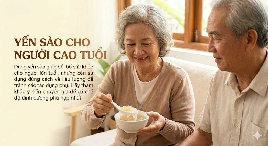 Dùng Quá Liều Lượng Yến Sào Có Gây Tác Dụng Phụ Gì Cho Người Lớn Tuổi Không?