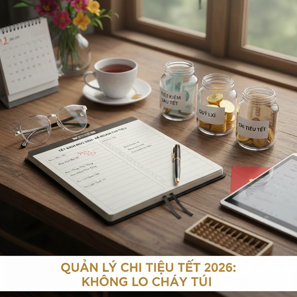 Cách quản lý chi tiêu Tết 2026 để không bị 