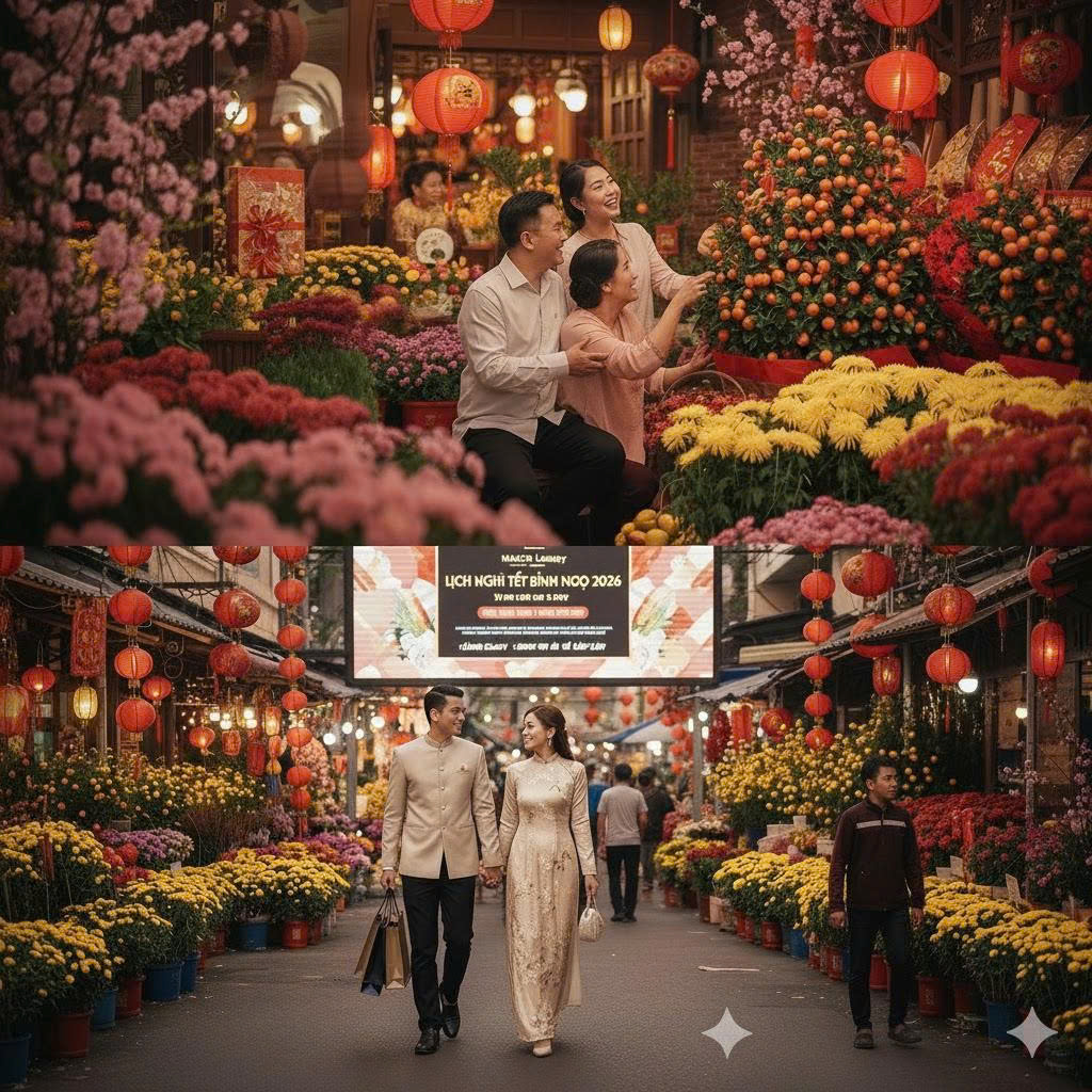 Lịch nghỉ Tết 2026 của học sinh/sinh viên/công chức nhà nước?