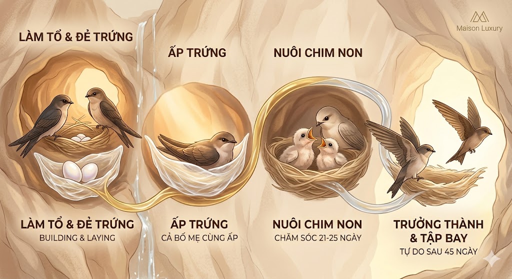 Vòng Đời Của Chim Yến: Tìm Hiểu Về Tập Tính Và Nghệ Thuật Thu Hoạch Nhân Đạo