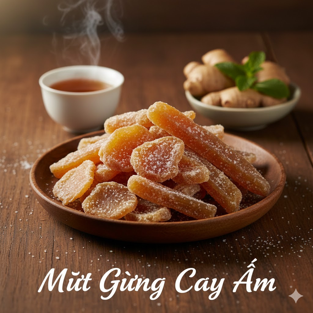 Cách làm các loại mứt Tết (dừa, gừng, bí...) ngon tại nhà?