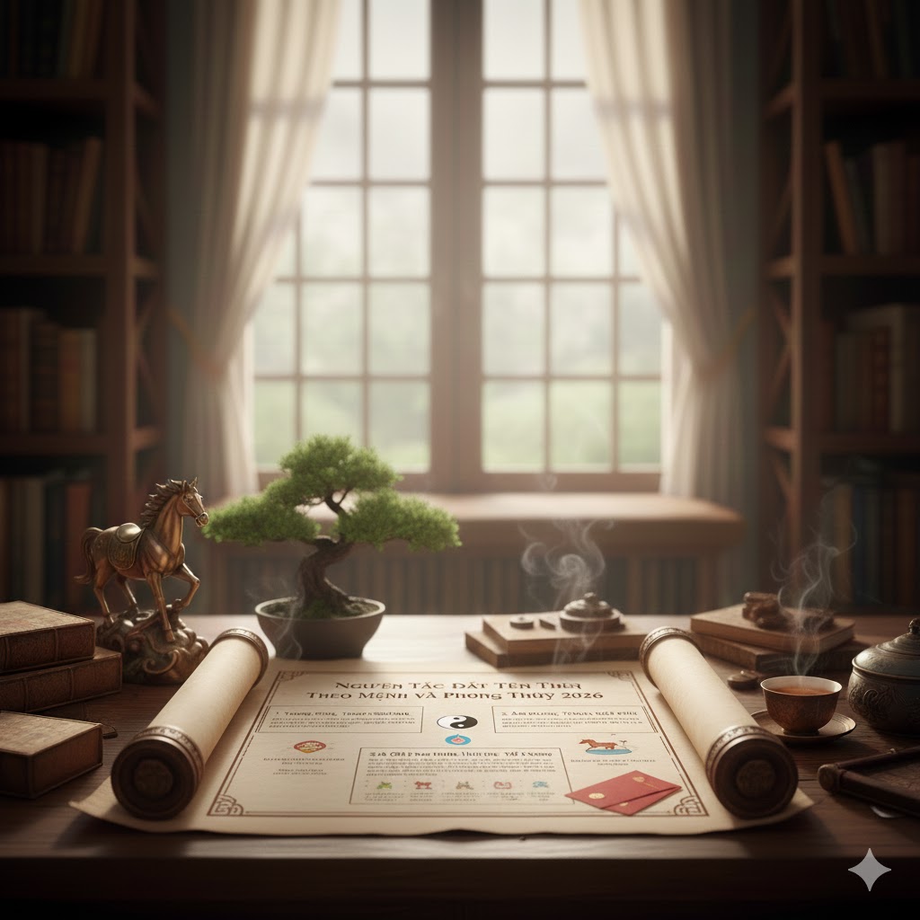 Đặt tên cho con sinh năm 2026 như thế nào để mang lại tài lộc?