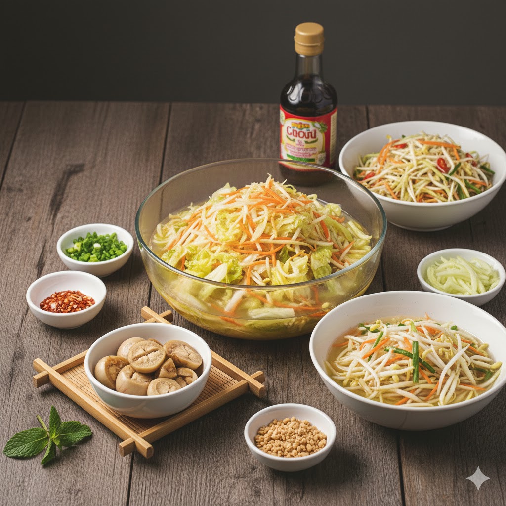 Các món ăn chống ngán ngày Tết 2026 dễ làm tại nhà