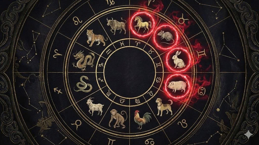 Các tuổi phạm Thái Tuế 2026 gồm Ngọ Tý Mão Sửu.