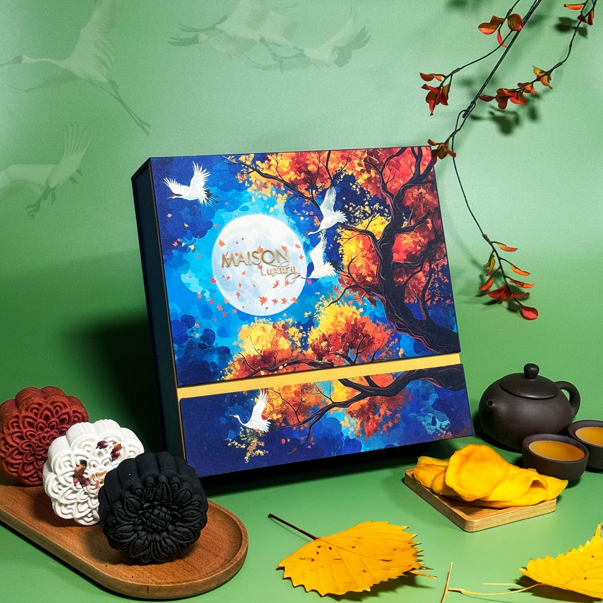 Hộp Bánh trung thu Hạc Vũ 2