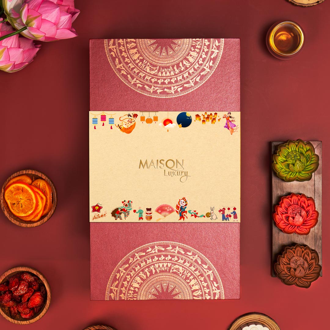 Hộp bánh trung thu Maison - Trống Đồng 3