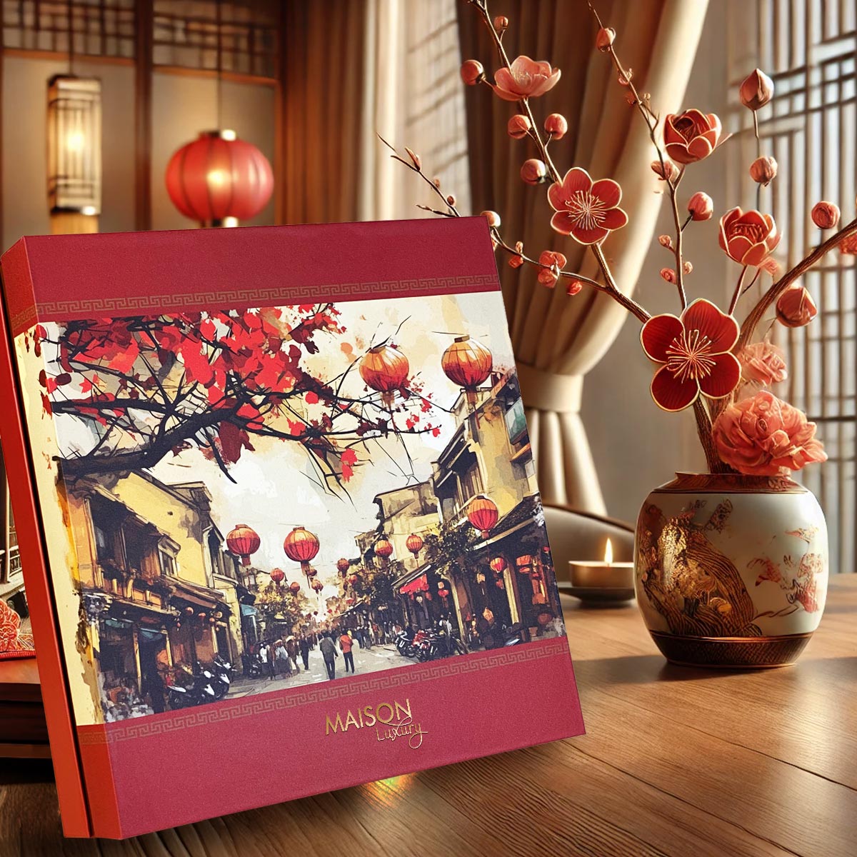 Hộp Quà Tết Mùa Xuân