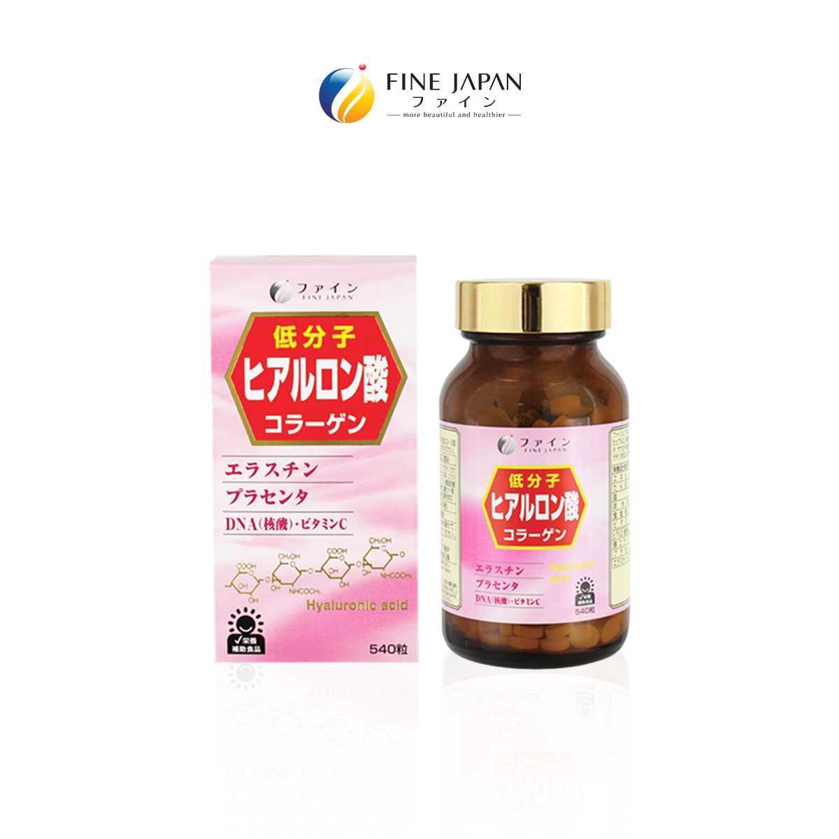 THỰC PHẨM BẢO VỆ SỨC KHỎE HYALURONIC ACID FINE JAPAN LỌ 540 VIÊN
