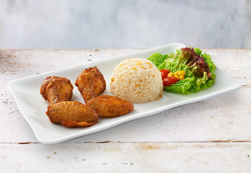 Cơm Đùi Gà Tẩm Bột Chiên Giòn