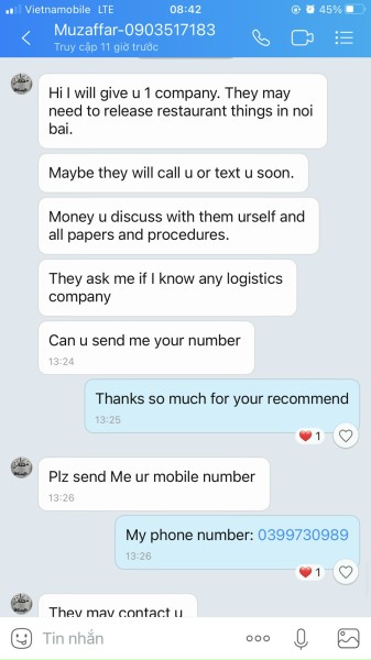 Feedback của khách hàng đối với dịch vụ của Finlogistics 2 3a0ea3bf0161643a9d14f5aa99faadbe Finlogistics https://www.finlogistics.vn/