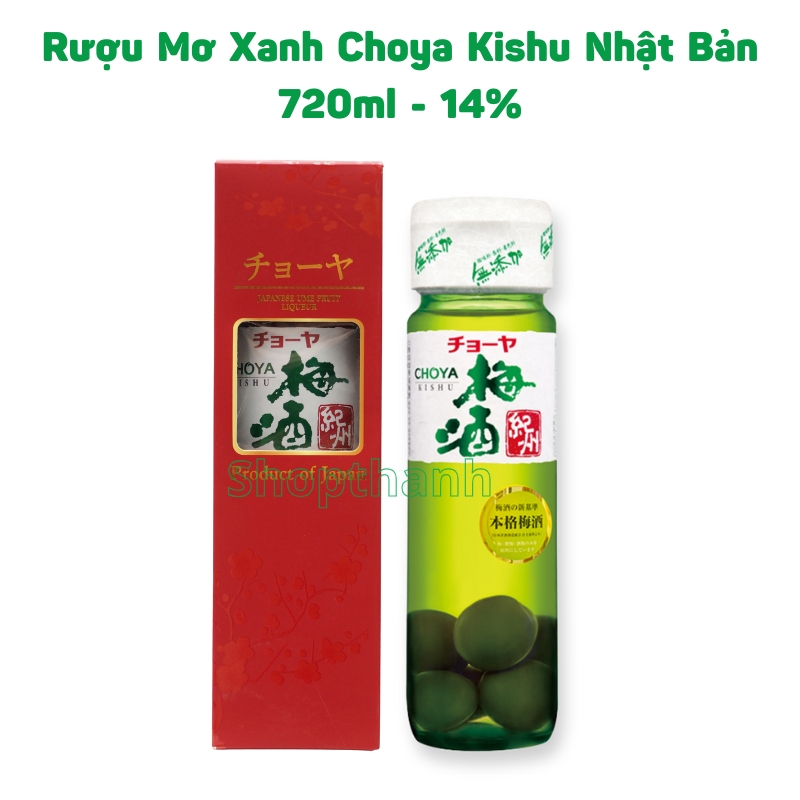 Rượu mơ xanh Choya Kishu Monogatari Nhật Bản Nồng Độ 14%