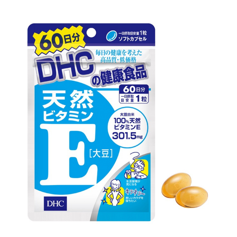 Viên Uống DHC Bổ Sung Vitamin E 60 Viên