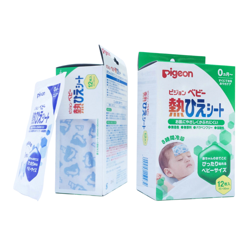 Miếng Dán Hạ Sốt Trẻ Em Pegion Hộp 12 Miếng
