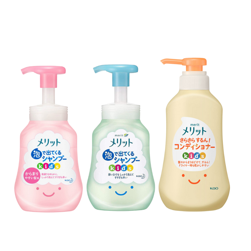 Dầu gội, dầu xả Kao Kids Nhật Bản cho trẻ em