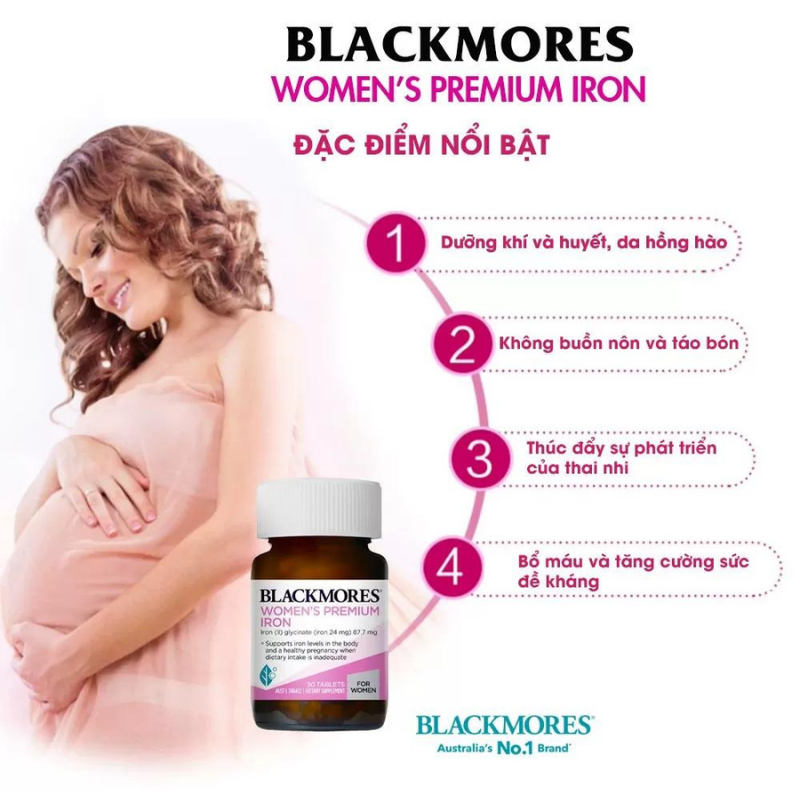 Viên Uống Bổ Sung Sắt Blackmores Úc - 30 Viên | Libra Per