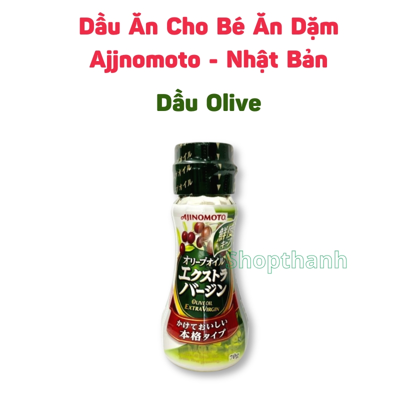 Dầu Cho Bé Ăn Dặm Ajjnomoto Nội Địa Nhật Chai 70gr