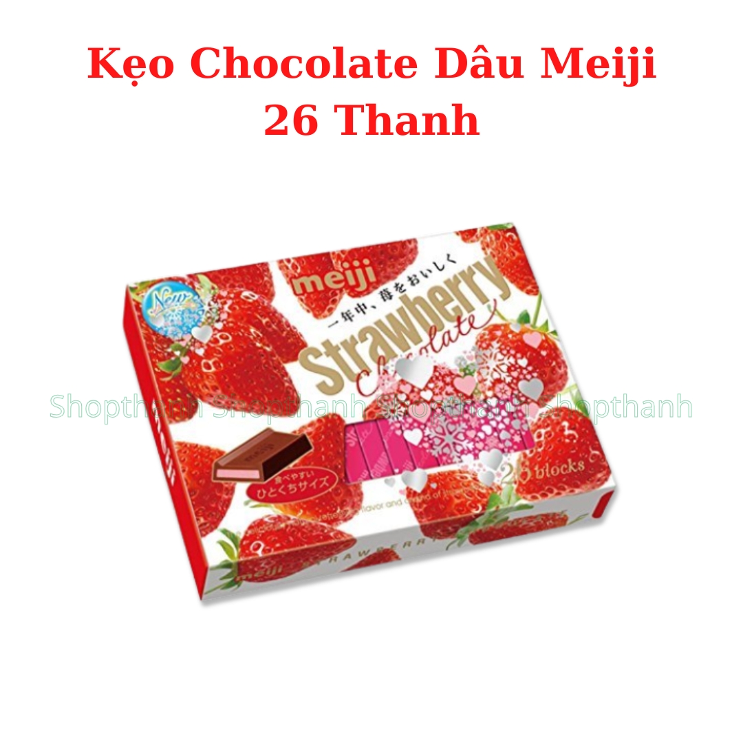 Chocolate Meiji hộp 26 thanh - Sự lựa chọn hoàn hảo từ Nhật Bản