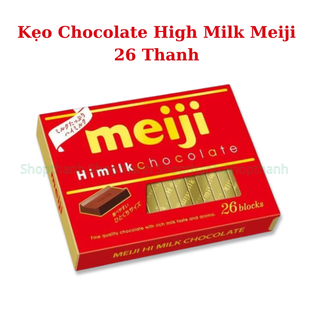 Chocolate Meiji hộp 26 thanh - Sự lựa chọn hoàn hảo từ Nhật Bản