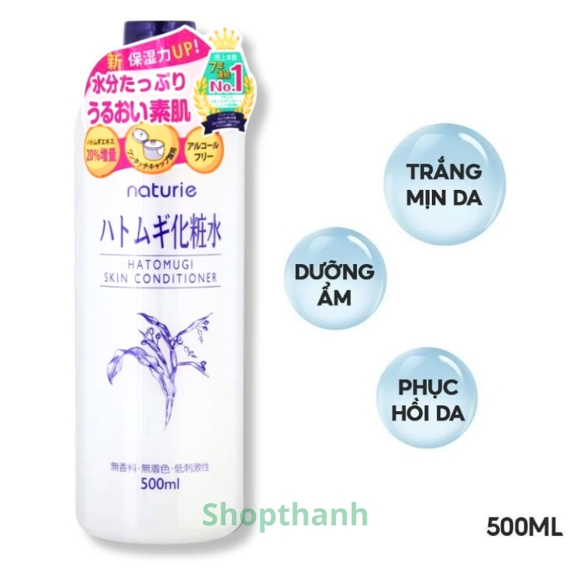 Toner Naturie Hatomugi Skin Conditioner 500ml