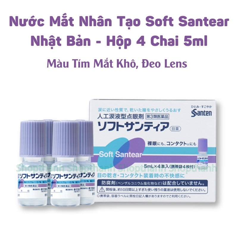 Nước Mắt Nhân Tạo Soft Santear Nhật Bản