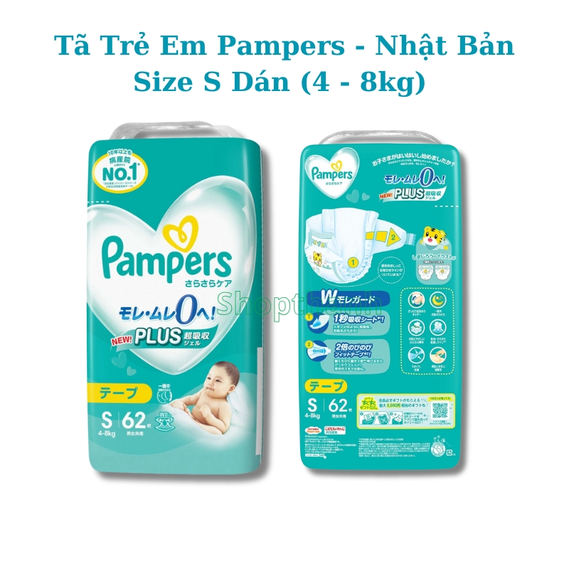 Tã Pampers Jumbo Nội Địa Nhật Đủ Size