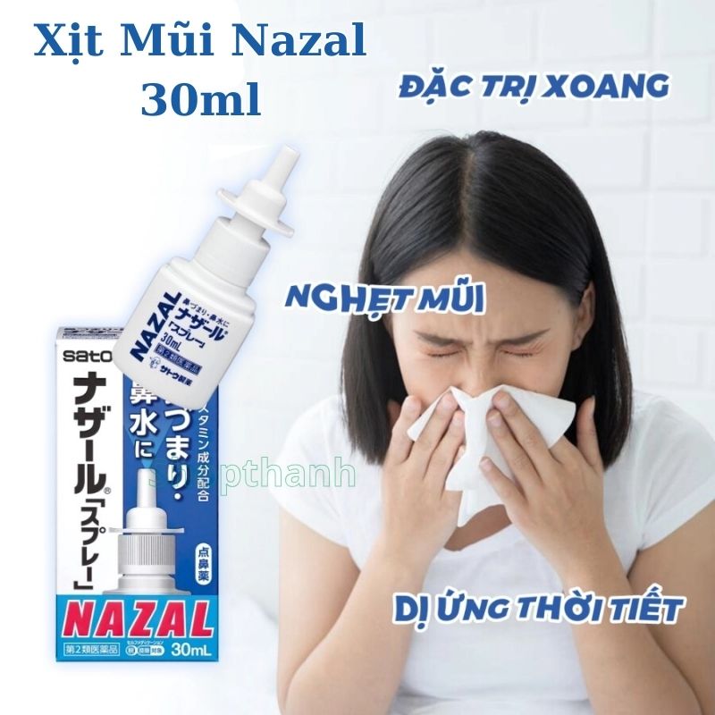 Xịt Viêm Xoang Mũi NAZAL 30ml