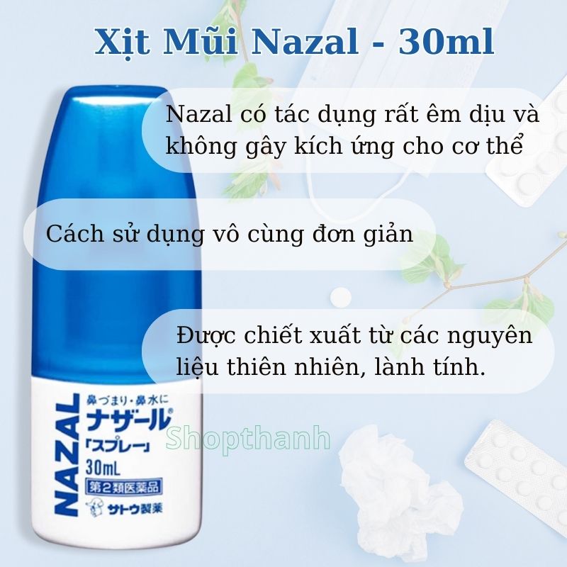 Xịt Viêm Xoang Mũi NAZAL 30ml