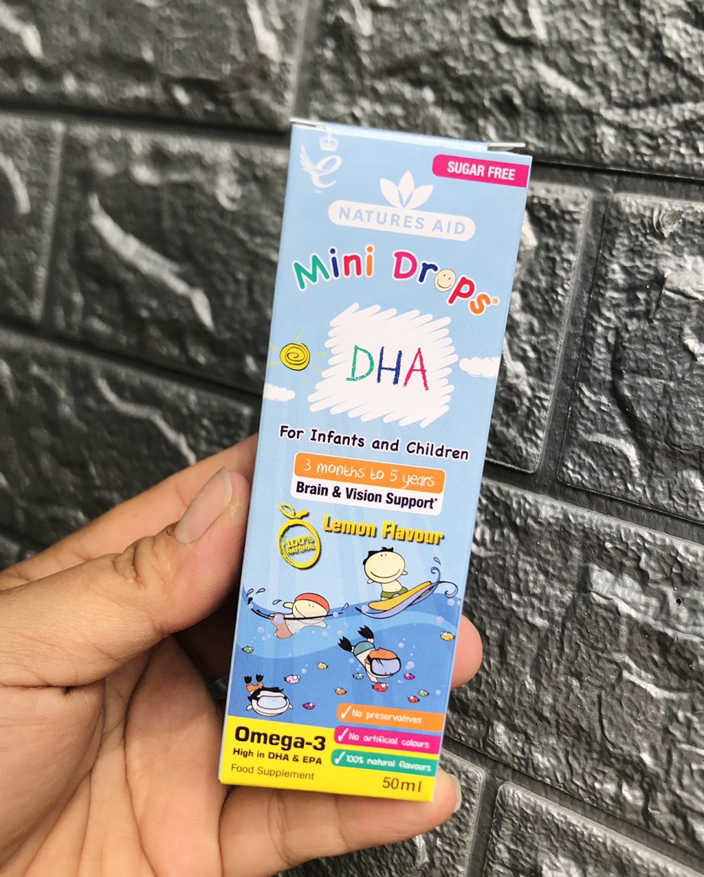 DHA Dạng Giọt Natures DHA Drops 3m-5y 50ml
