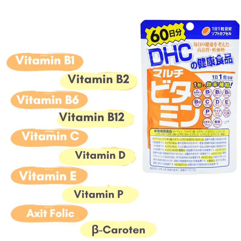 Viên Uống Vitamin Tổng Hợp DHC - 60 viên