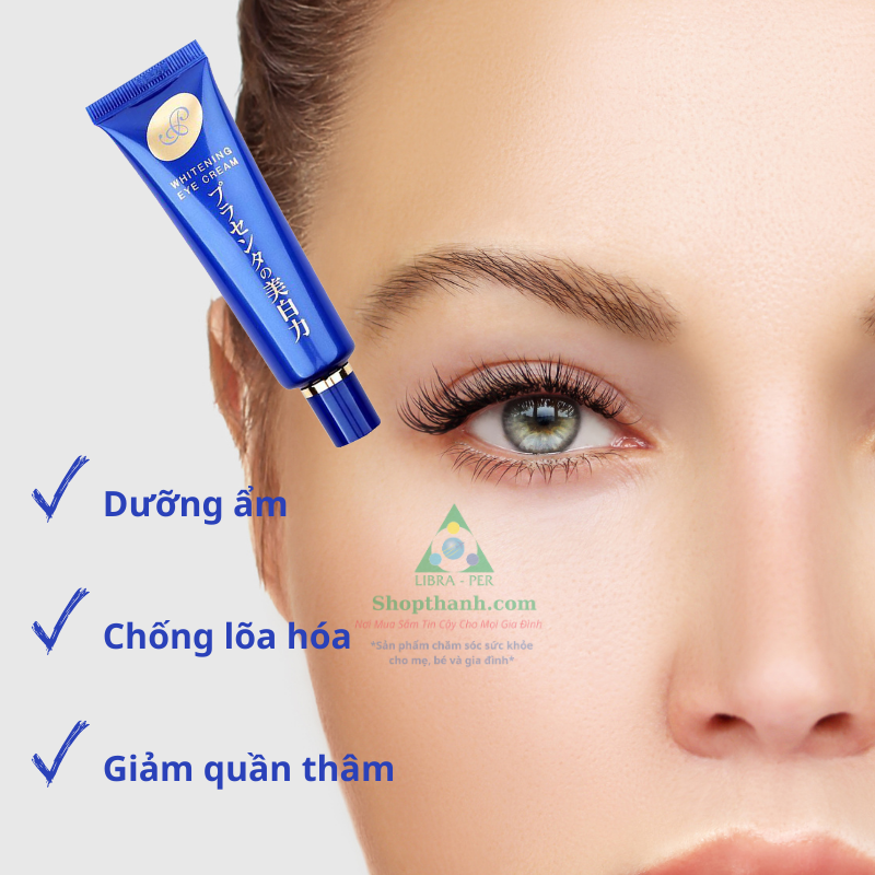 Kem Trị Nhăn Mắt Thâm Quầng Mắt Meishoku Whitening Eye Cream