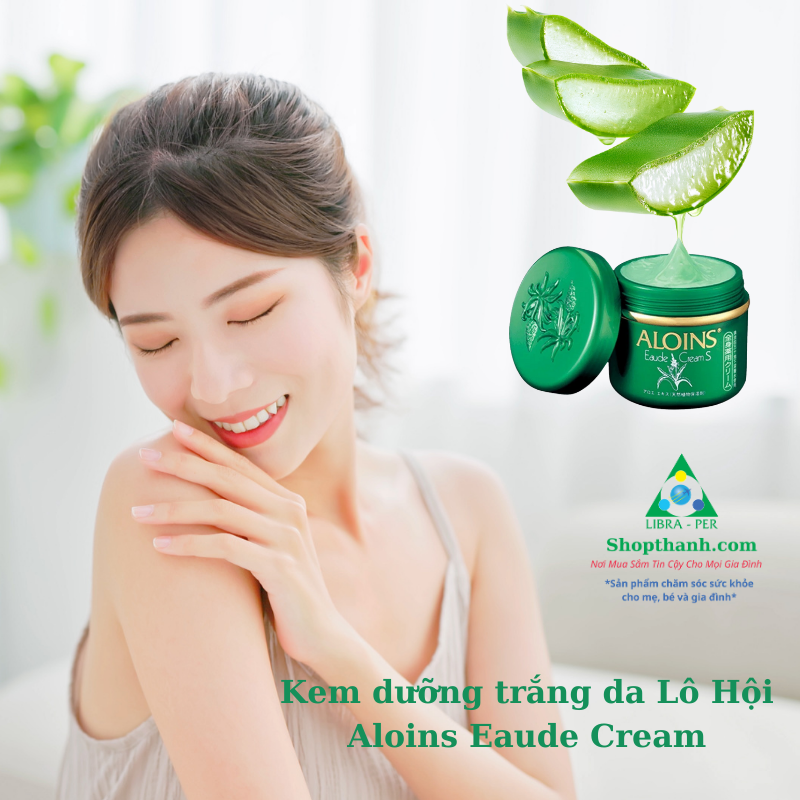Kem Dưỡng Trắng Da Lô Hội Aloins Eaude Cream 185g