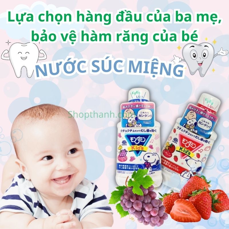 Nước súc miệng trẻ em Clinica Dental Rinse Kids 250ml
