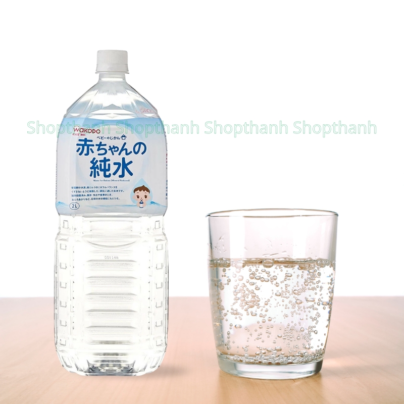 Nước Pha Sữa Wakodo Nhật Bản 2 Lít – Nước Tinh Khiết Pha Sữa An Toàn Cho Trẻ Sơ Sinh, Tiện Lợi Và Tiết Kiệm Chi Phí
