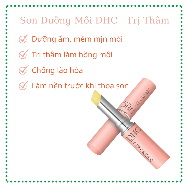 Son Dưỡng Môi DHC Lip Cream 1.5g - Nhật bản- T48