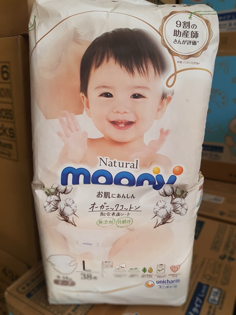 Tã Moony Natural Nội Địa Nhật Đủ Size