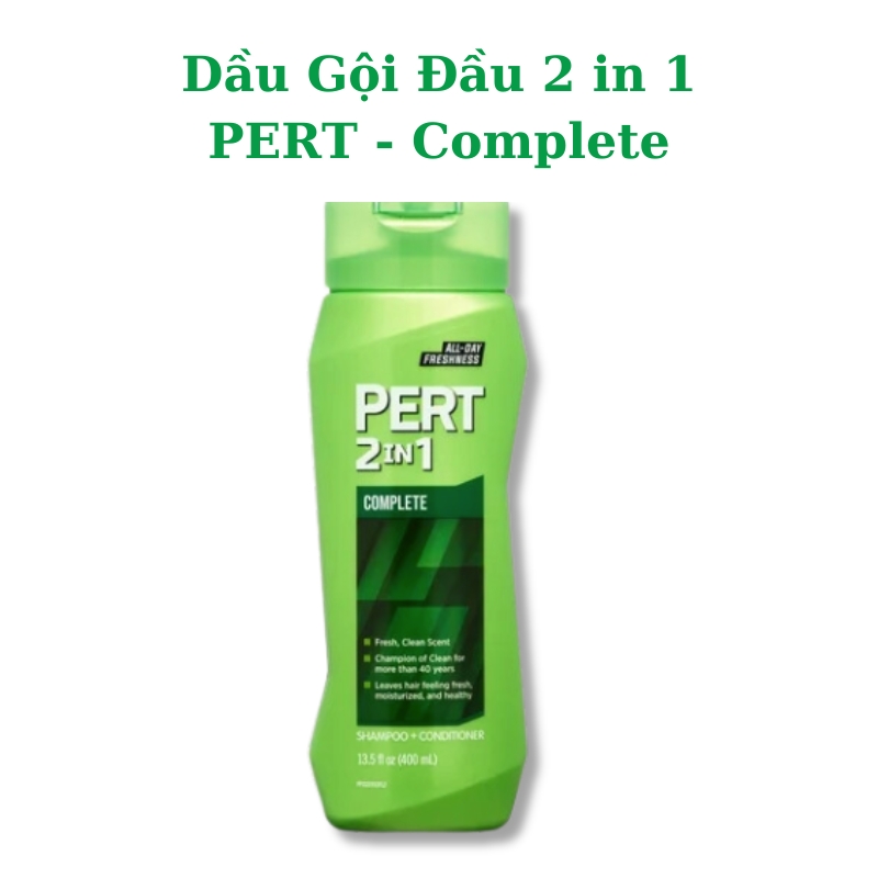 Dầu Gội Xả 2 in 1 PERT -  400ml