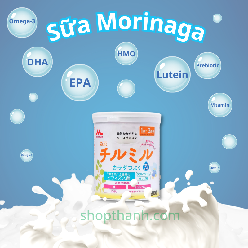 Sữa Morinaga Số 1-3 Cho Bé từ 1-3 tuổi