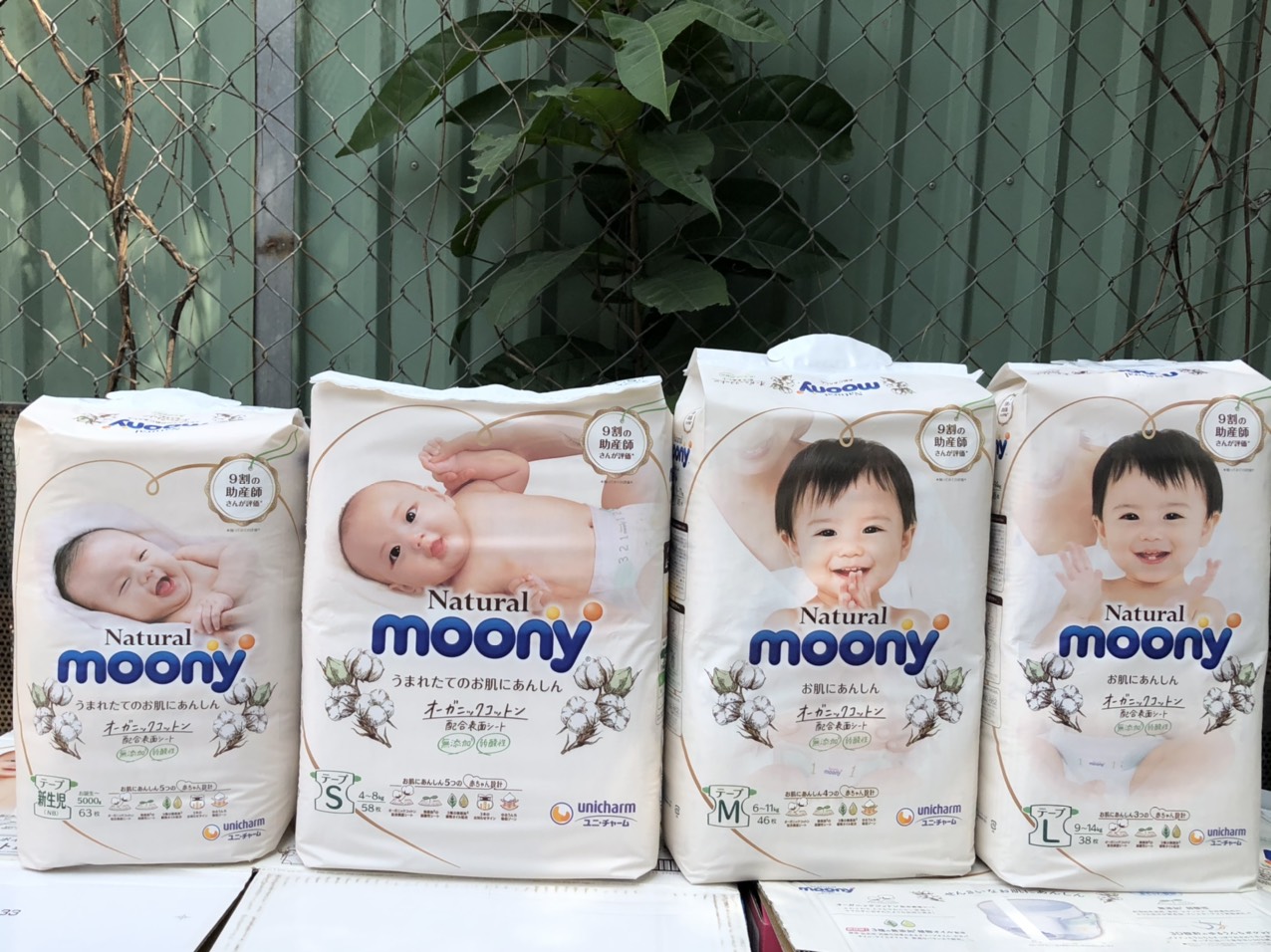 Tã Moony Natural Nội Địa Nhật Đủ Size