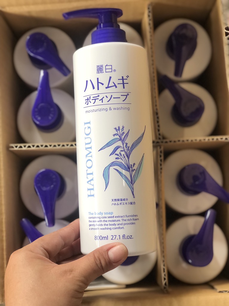 Sữa Tắm Hatomugi 800ml Nội Địa Nhật- T12