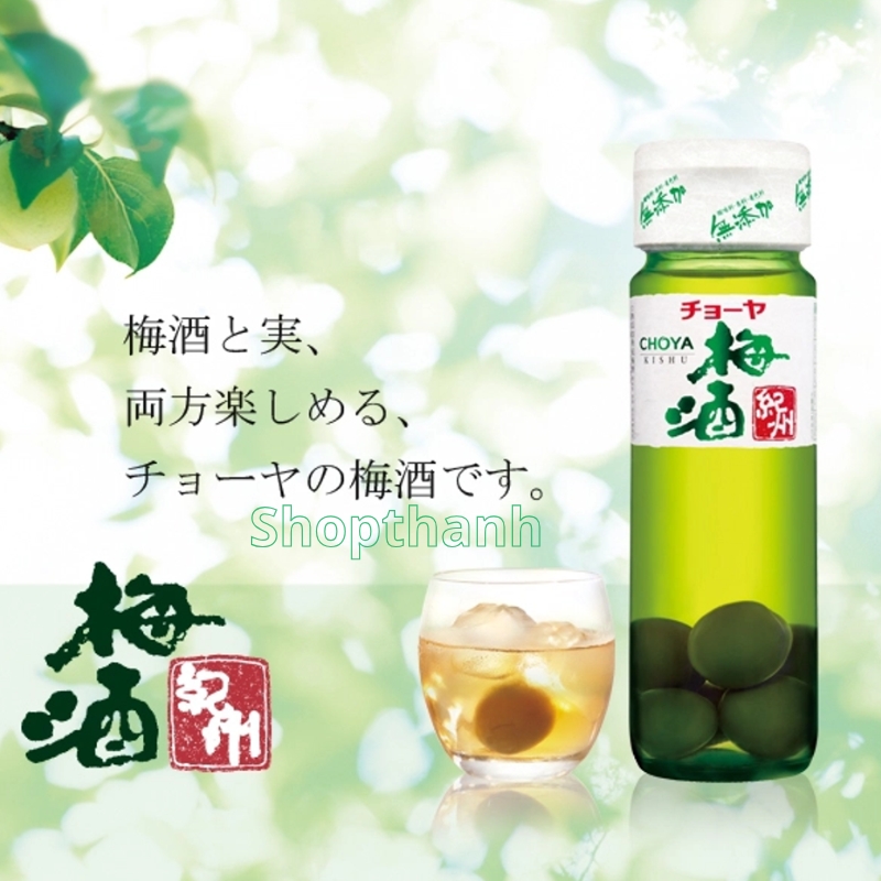 Rượu mơ xanh Choya Kishu Monogatari Nhật Bản Nồng Độ 14%