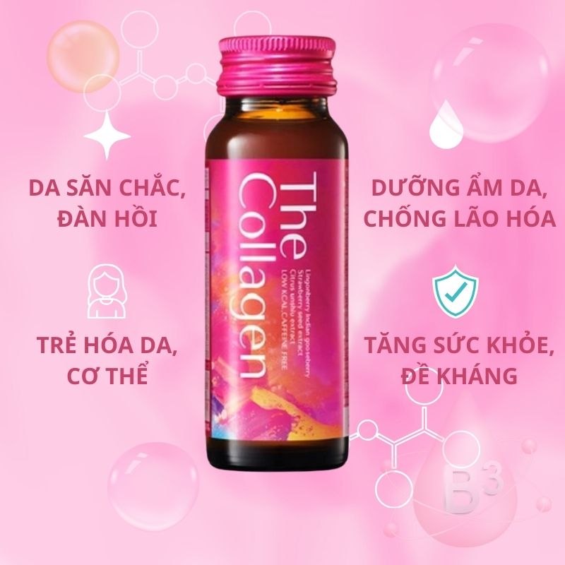 The Collagen Shiseido Dạng Nước Nhật - 10 x 50ml