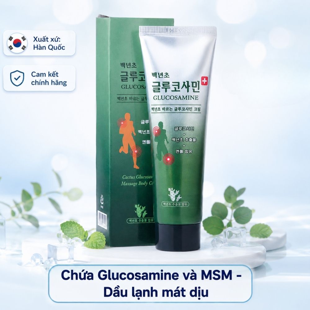Dầu Lạnh Hàn Quốc Glucosamine 150ml - Giảm Đau Tạm Thời, Dạng Dầu Lạnh Mát Cho Sau Vận Động