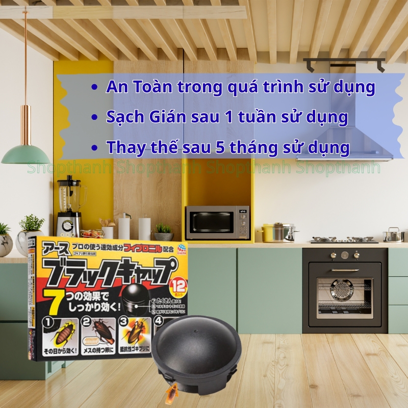 Viên Diệt Gián Earth Nhật Bản – Giải Pháp Giữ Nhà Sạch Gián Tận Gốc