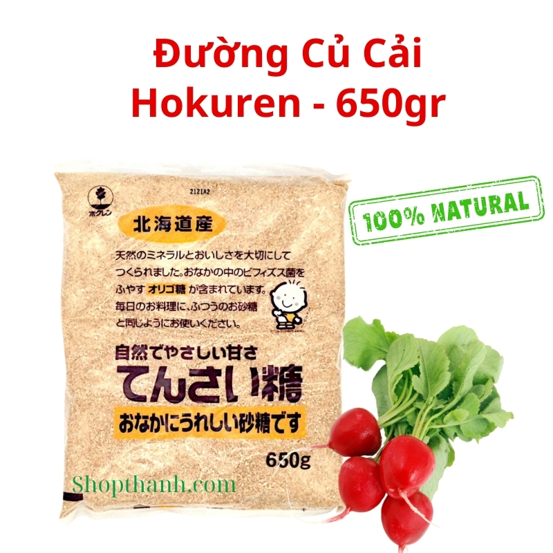 Đường Củ Cải Nhật Bản - 650g Dành Cho Trẻ Em Và Người Lớn