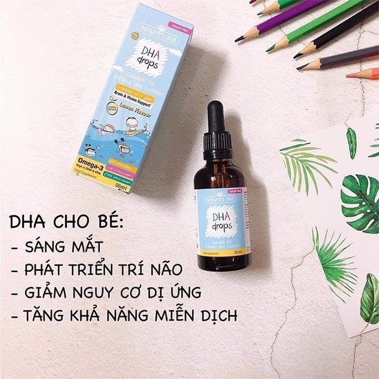 DHA Dạng Giọt Natures DHA Drops 3m-5y 50ml
