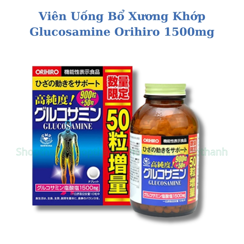 Viên Uống Glucosamine Orihiro 1500mg Nhật Bản
