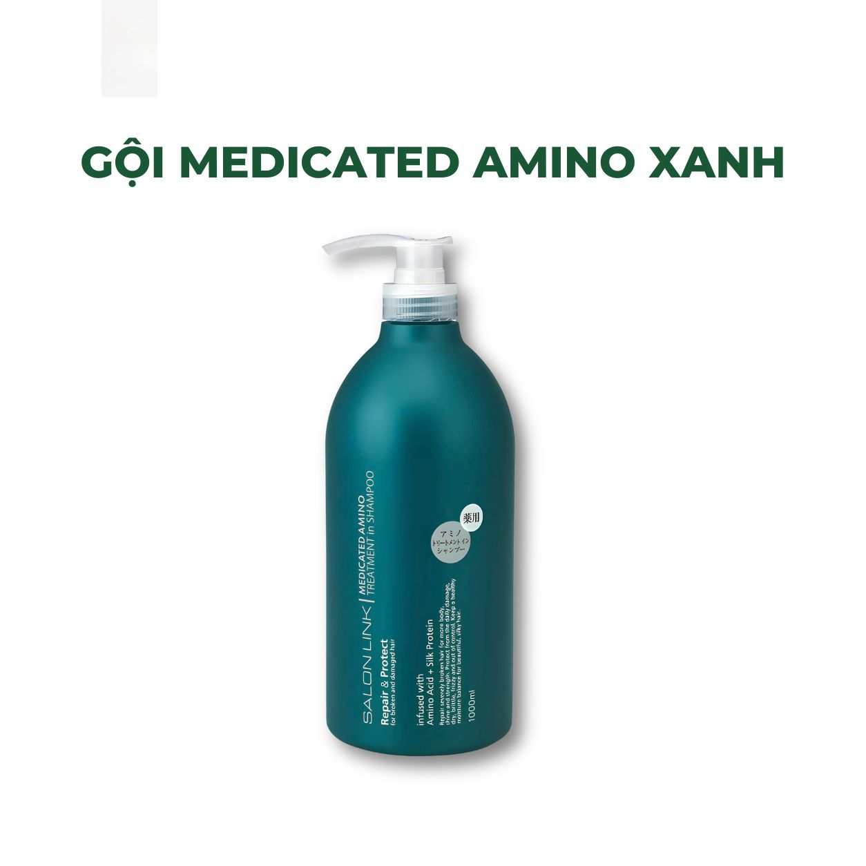 Dầu Gội Salon Link Bộ 2 Chai 1000ml Dưỡng Và Phục Hồi Tóc Dung Tích Lớn Dùng Hàng Ngày