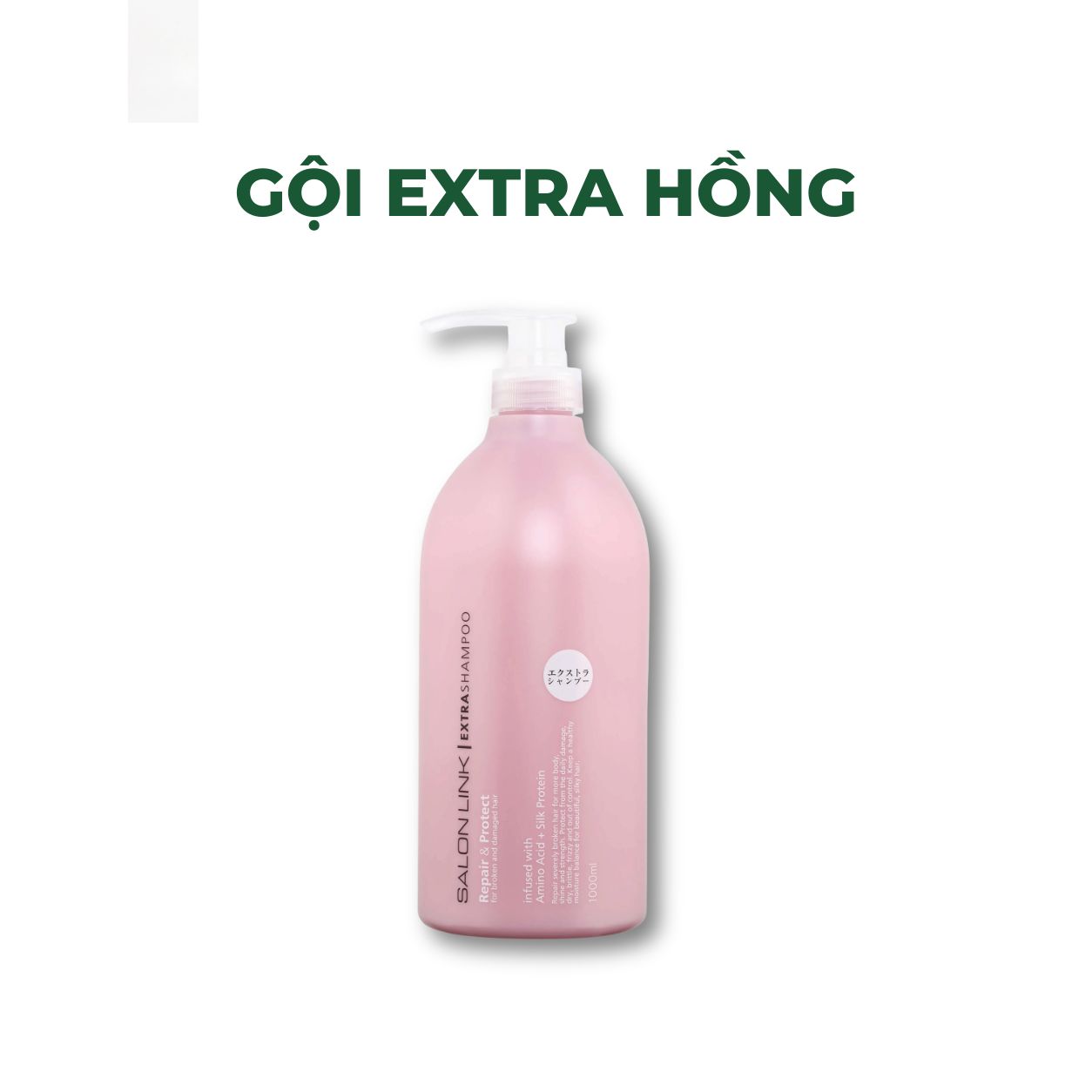 Dầu Gội Salon Link Bộ 2 Chai 1000ml Dưỡng Và Phục Hồi Tóc Dung Tích Lớn Dùng Hàng Ngày