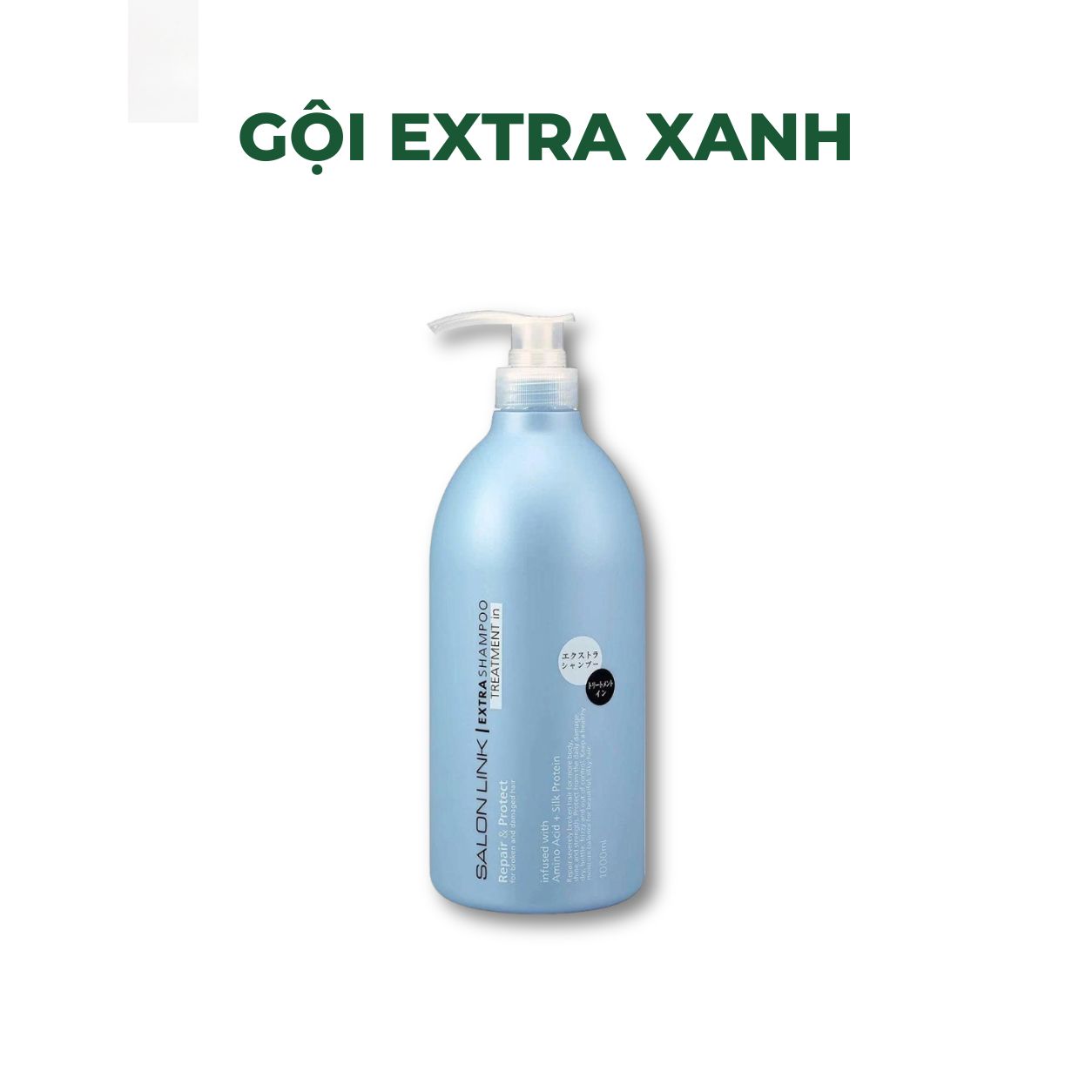 Dầu Gội Salon Link Bộ 2 Chai 1000ml Dưỡng Và Phục Hồi Tóc Dung Tích Lớn Dùng Hàng Ngày